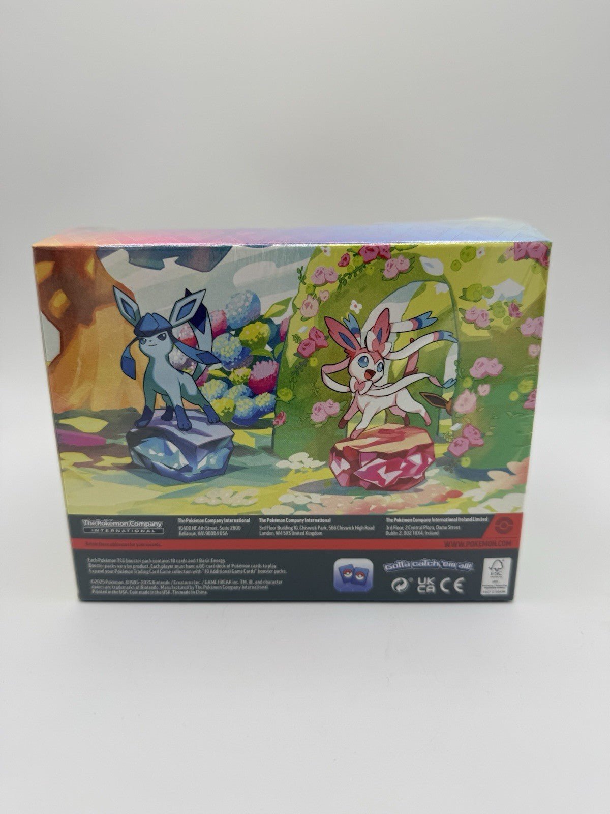 x1 Pokémon TCG Prismatic Evolutions Mini Tin Display – Sealed UK by Sensales | Sensales