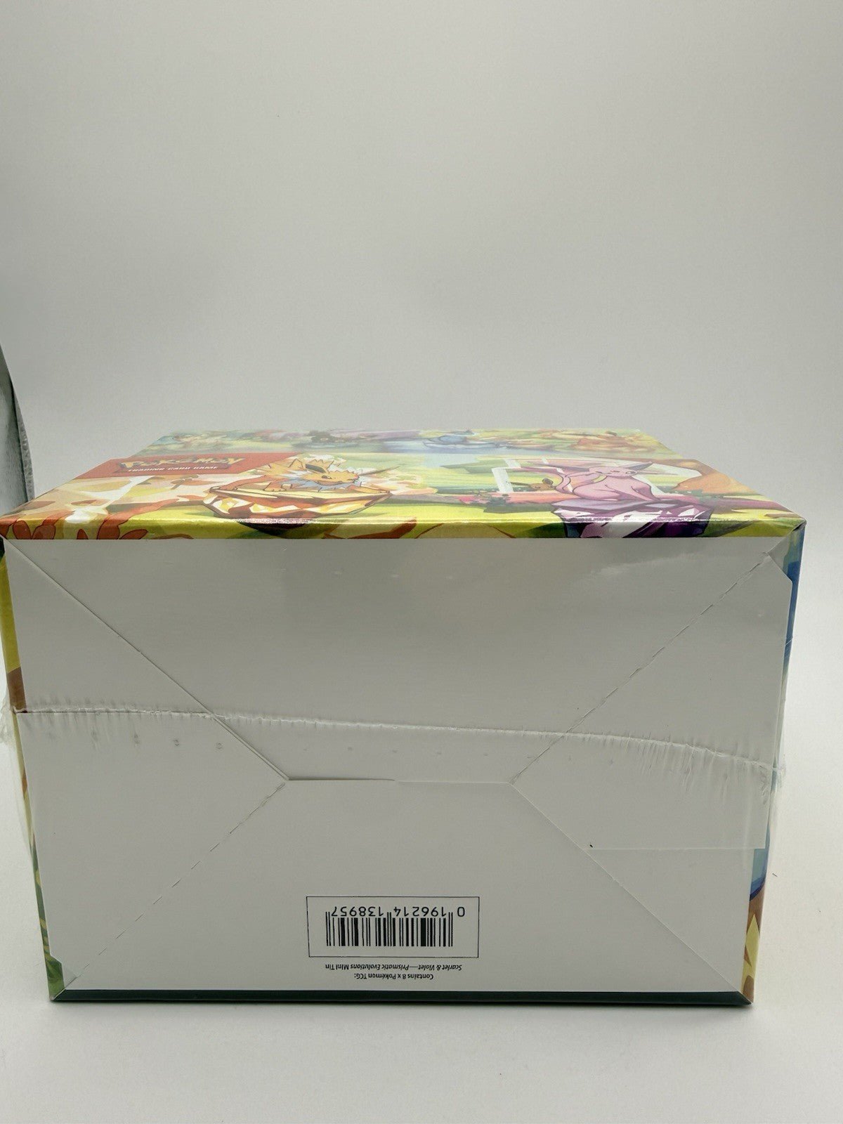 x1 Pokémon TCG Prismatic Evolutions Mini Tin Display – Sealed UK by Sensales | Sensales