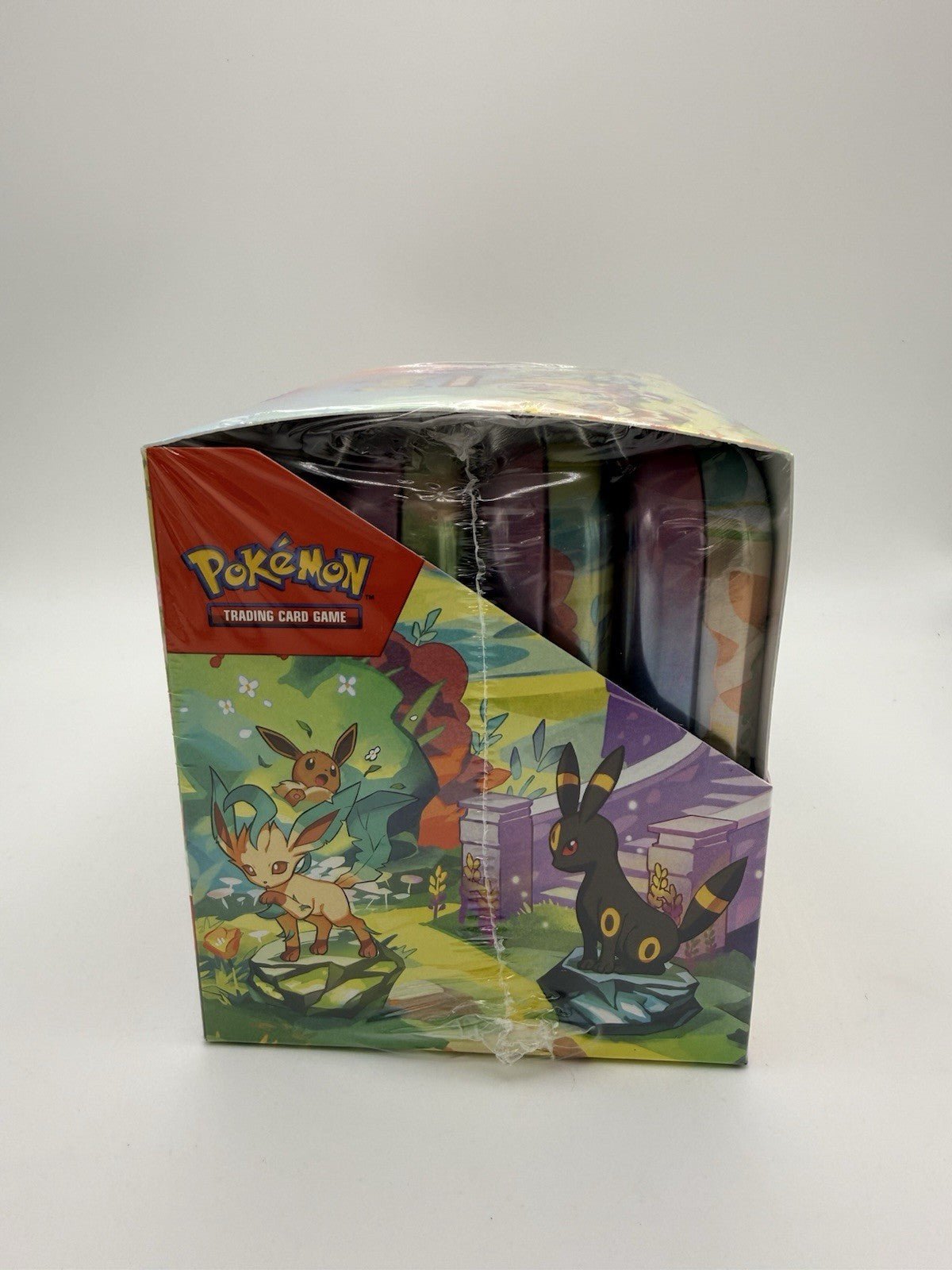 x1 Pokémon TCG Prismatic Evolutions Mini Tin Display – Sealed UK by Sensales | Sensales
