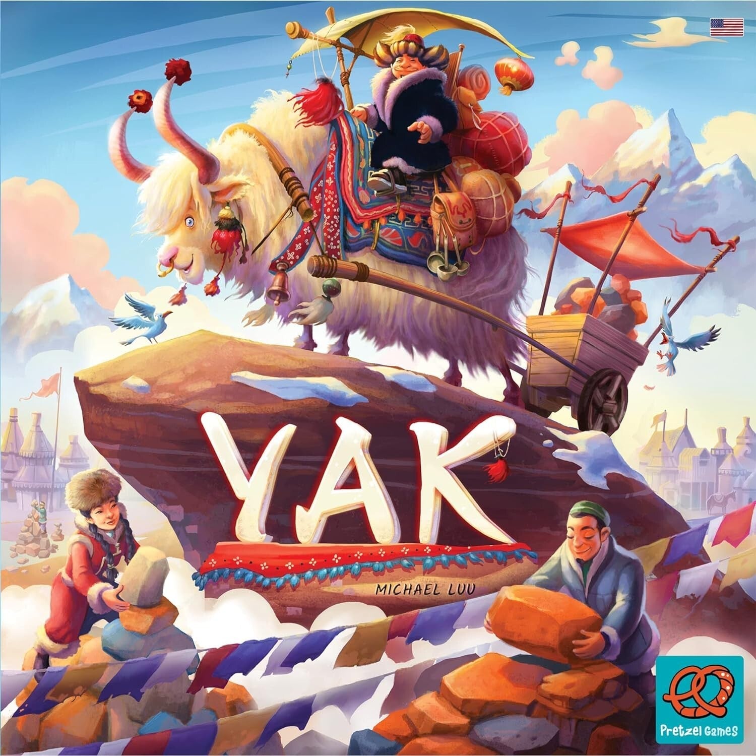 Yak | Board Game | Ages 8+ | 2 - 4 Players | 30 - 60 Minutes Playing Time by Pretzel Games | Sensales