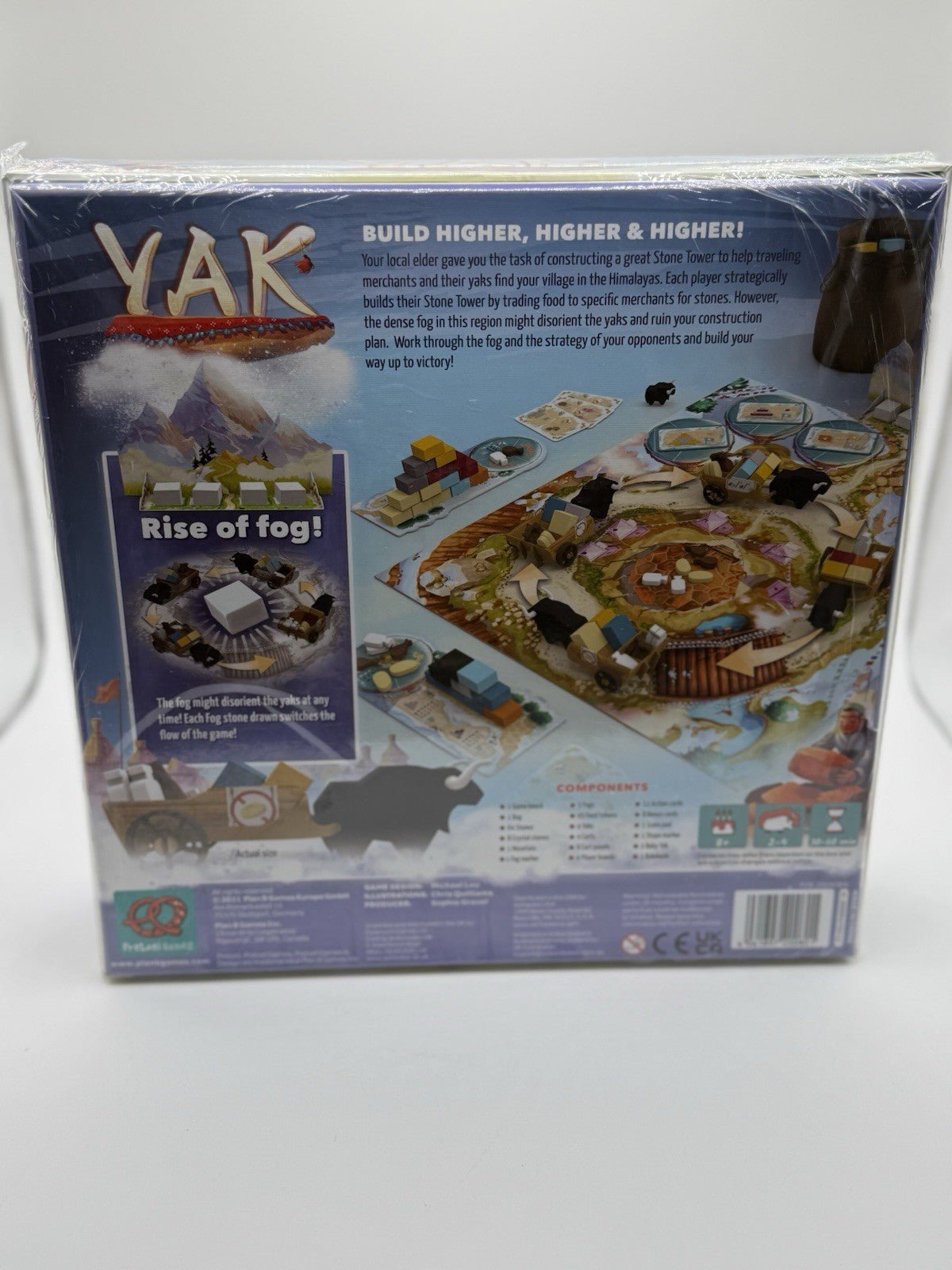 Yak | Board Game | Ages 8+ | 2 - 4 Players | 30 - 60 Minutes Playing Time by Pretzel Games | Sensales