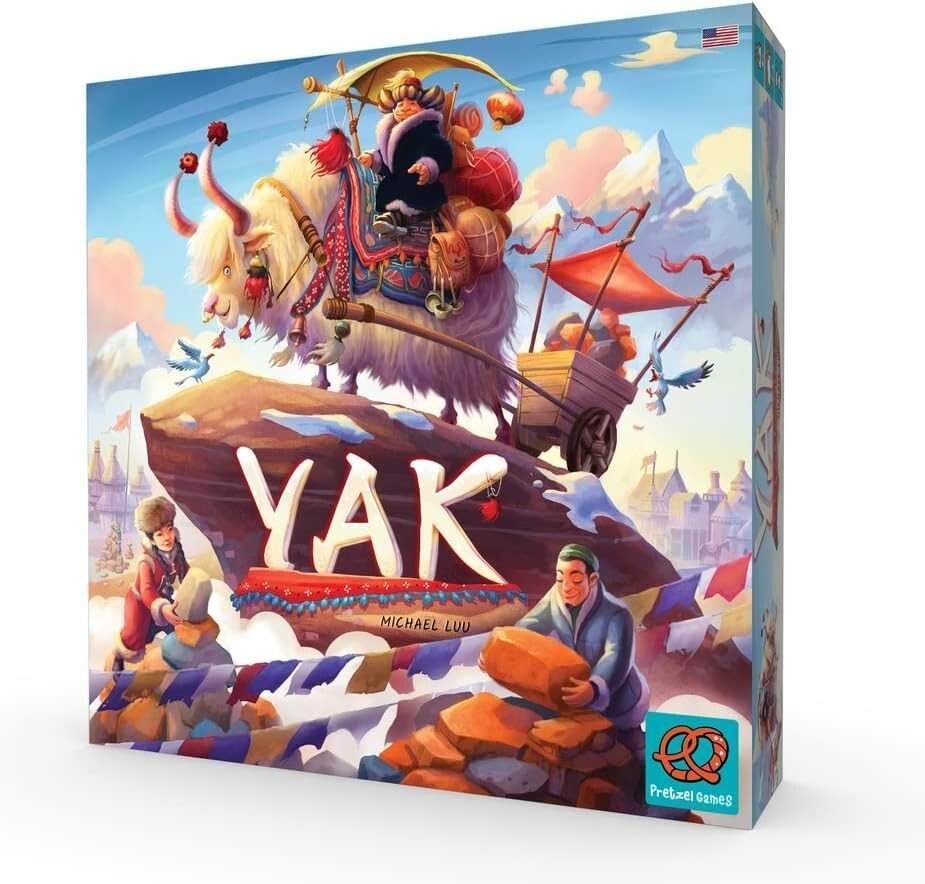Yak | Board Game | Ages 8+ | 2 - 4 Players | 30 - 60 Minutes Playing Time by Pretzel Games | Sensales