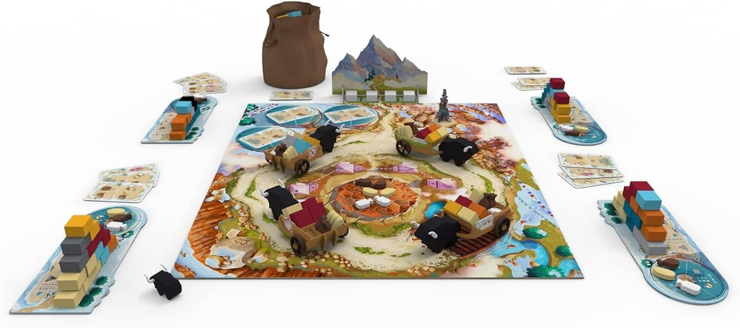 Yak | Board Game | Ages 8+ | 2 - 4 Players | 30 - 60 Minutes Playing Time by Pretzel Games | Sensales